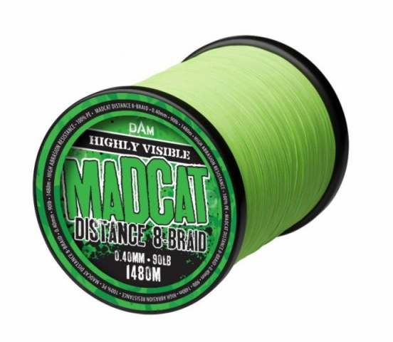 MADCAT Šnúra Distance Braid-Priemer 0,50 mm / Nosnosť 115 lb , 52kg/ Návin 990 m